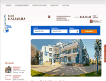 Tablet Screenshot of galiarda.com